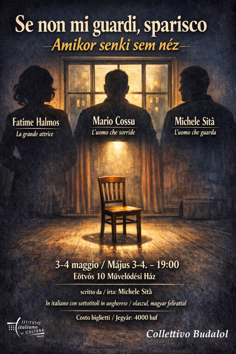 Se non mi guardi sparisco – Amikor senki sem néz – plakát