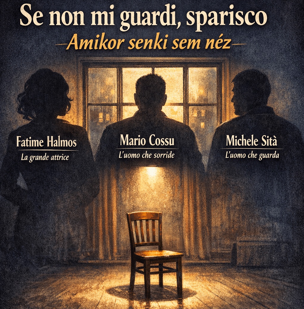 Se non mi guardi sparisco – Amikor senki sem néz – plakát – senza info